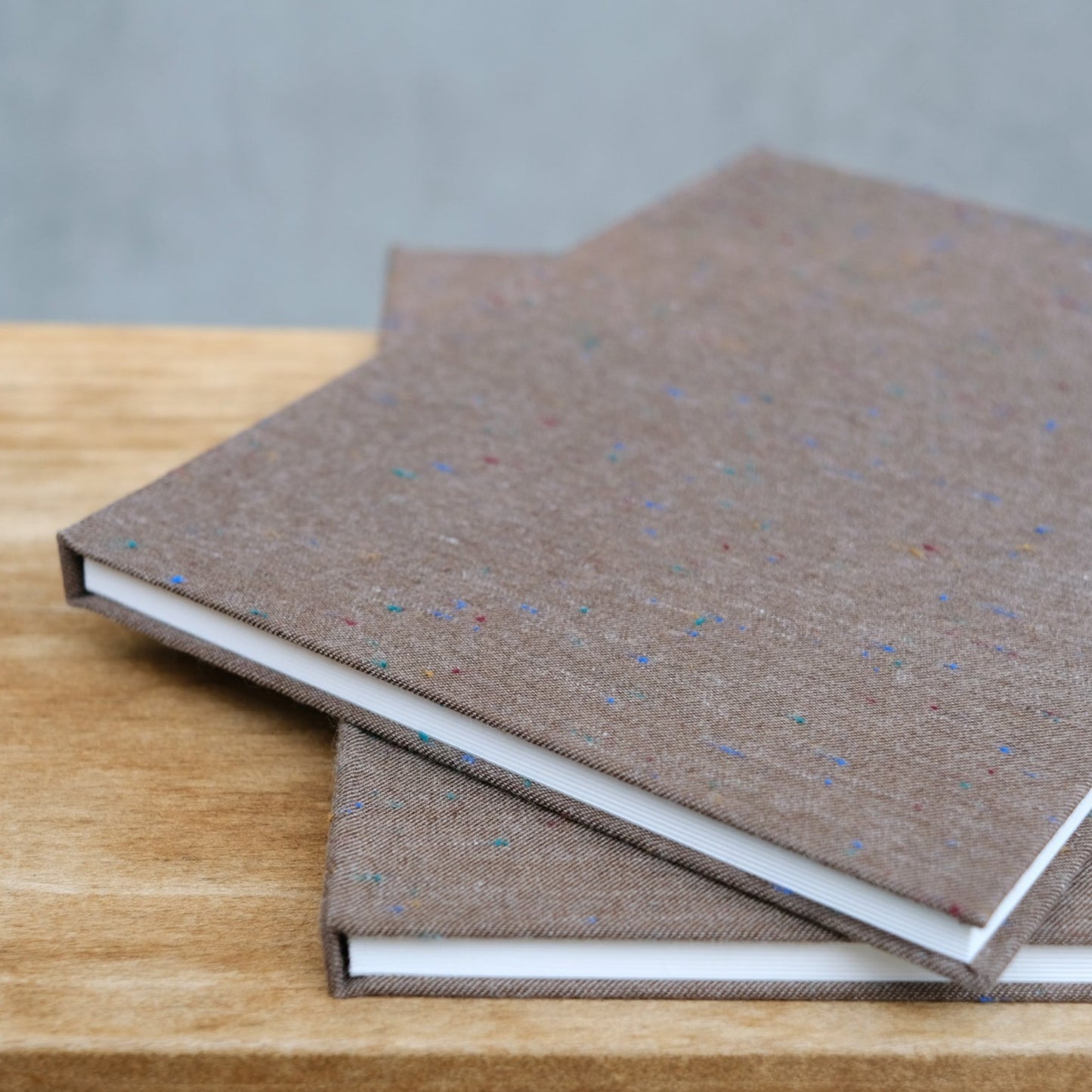 A5 Square Grid Linen Hardcover Notebook - Banshu-ori