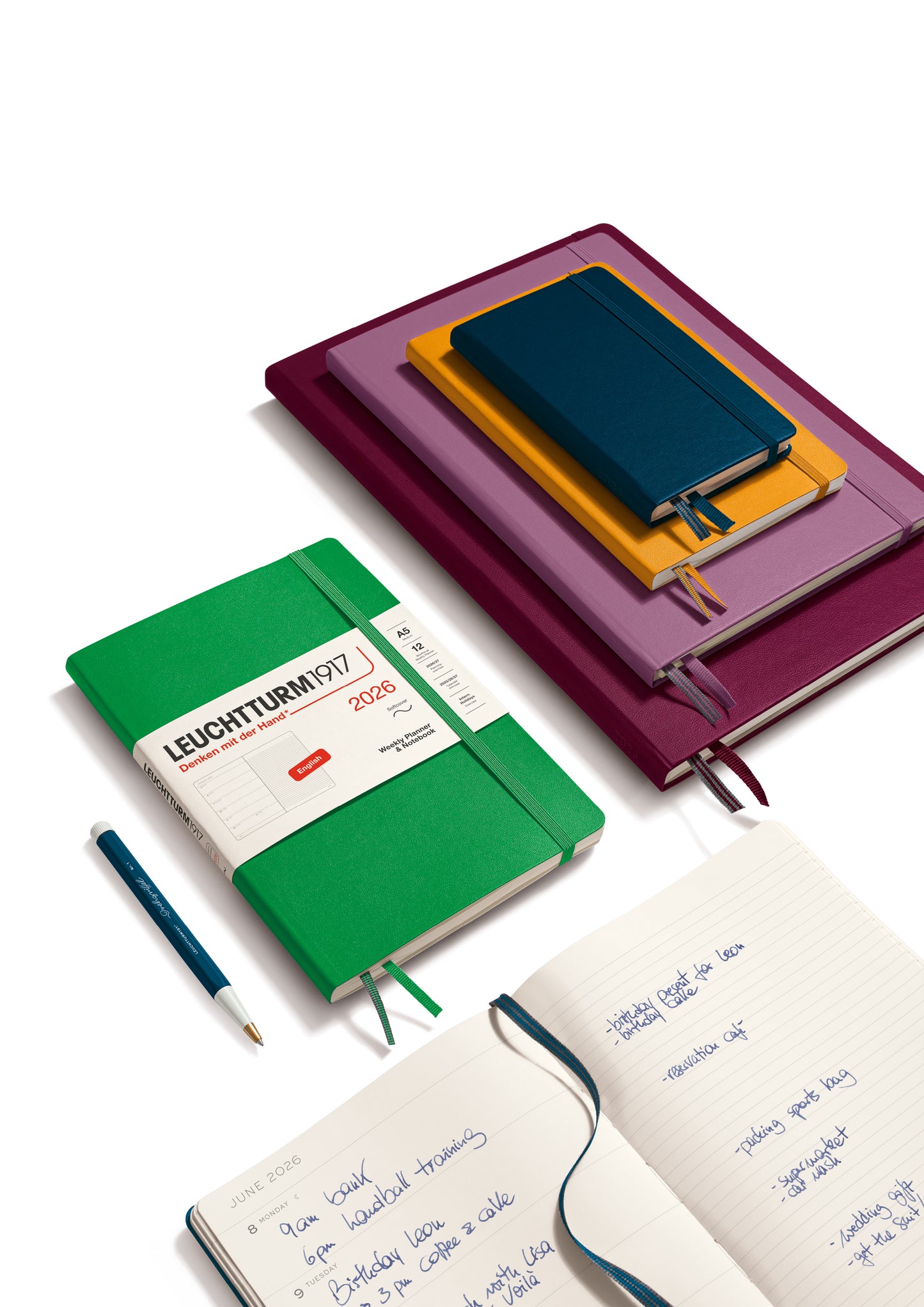 Weekly Planner & Notebook 2026 Softcover
