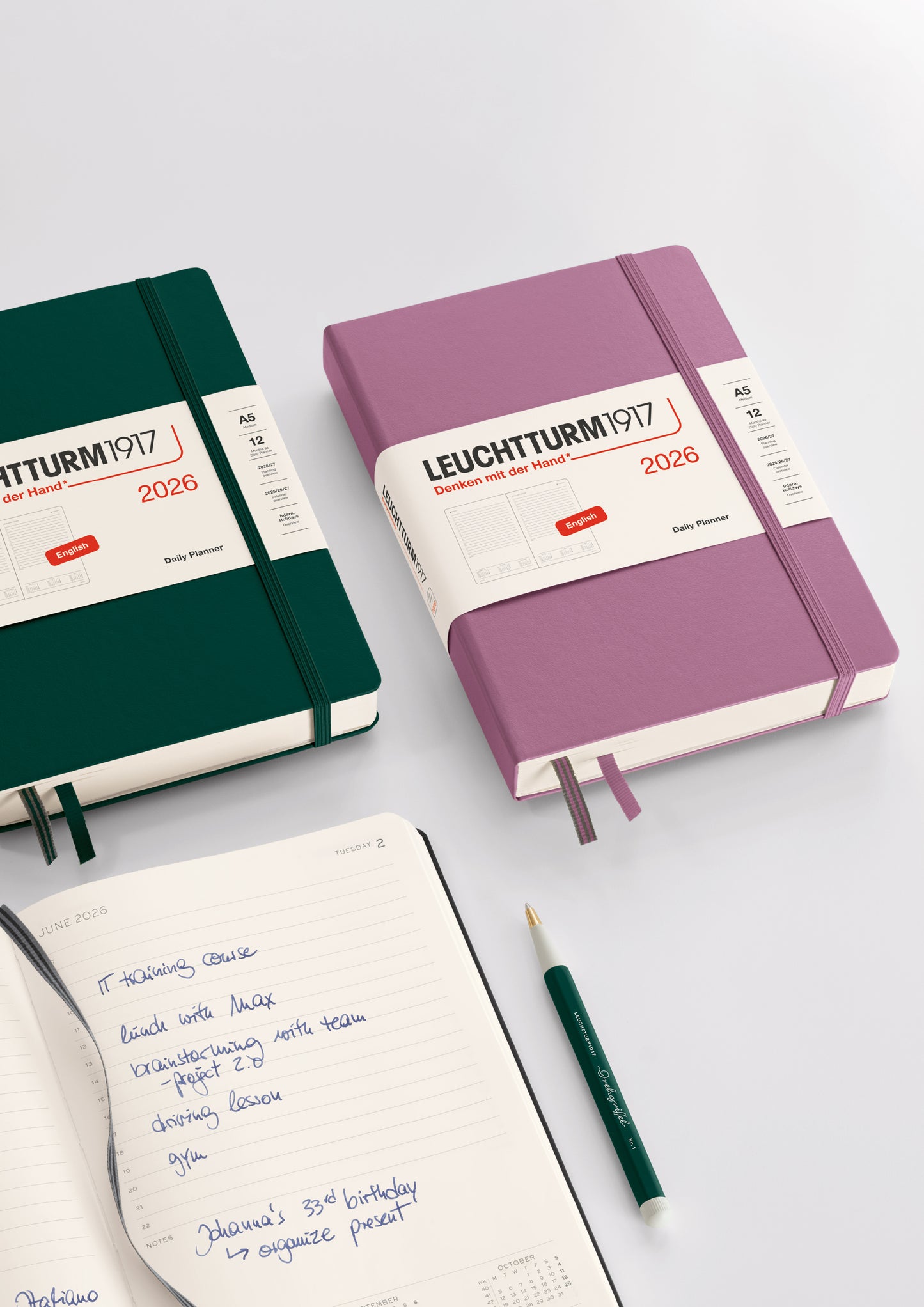Daily Planner 2026 Hardcover
