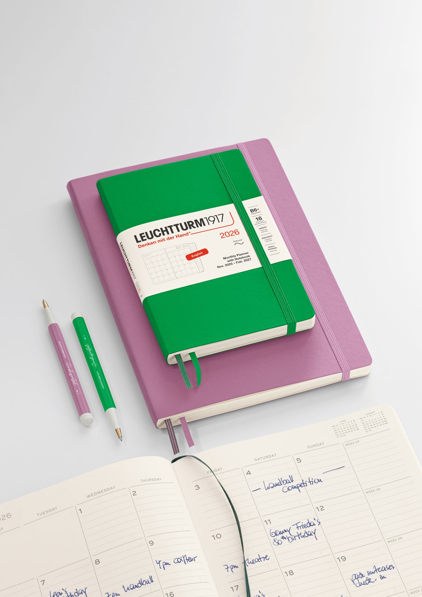 Monthly Planner and Notebook 2026 Softcover