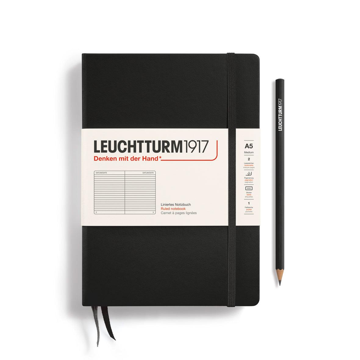 Medium A5 Hardcover Notebook