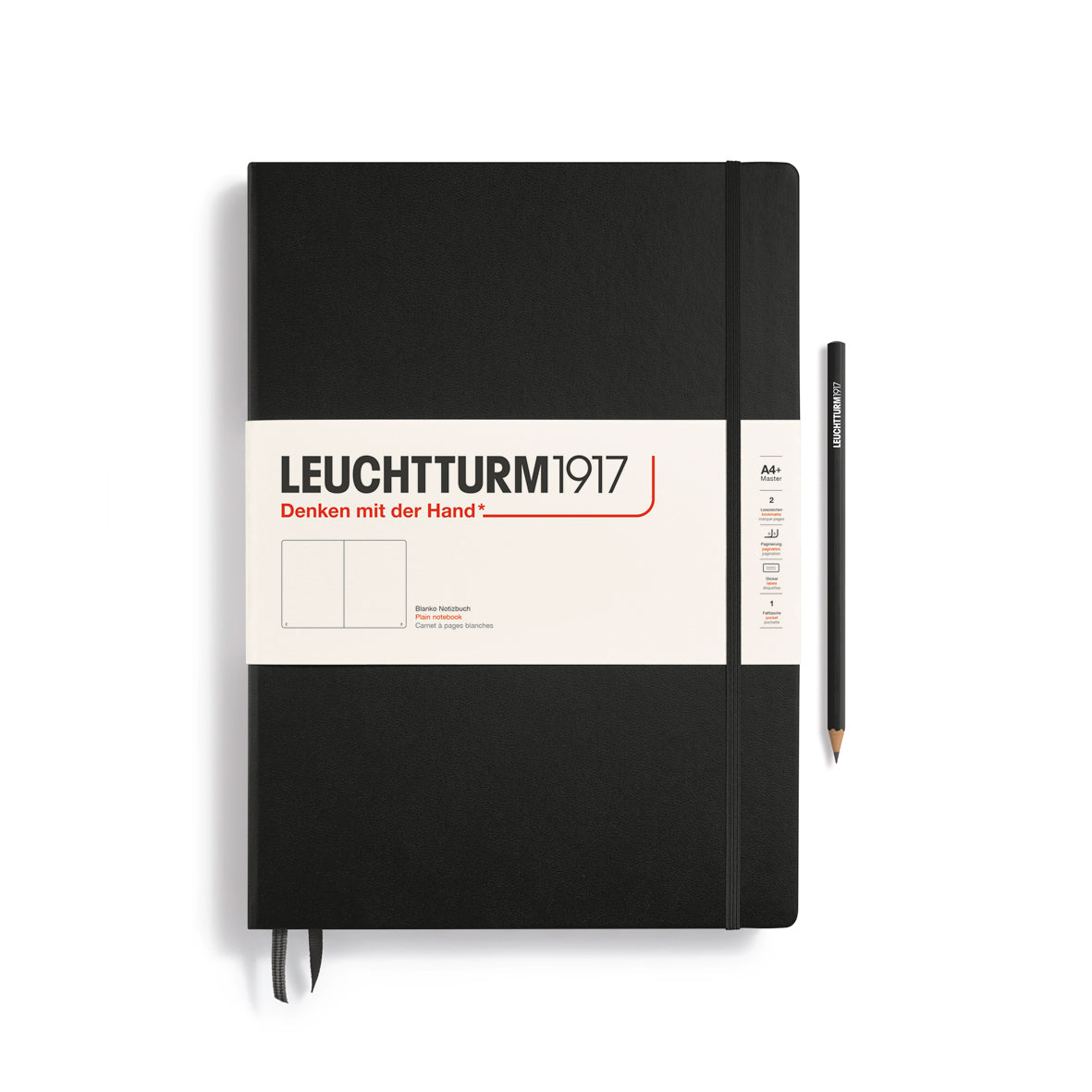 Master A4+ Plain Hardcover Notebook