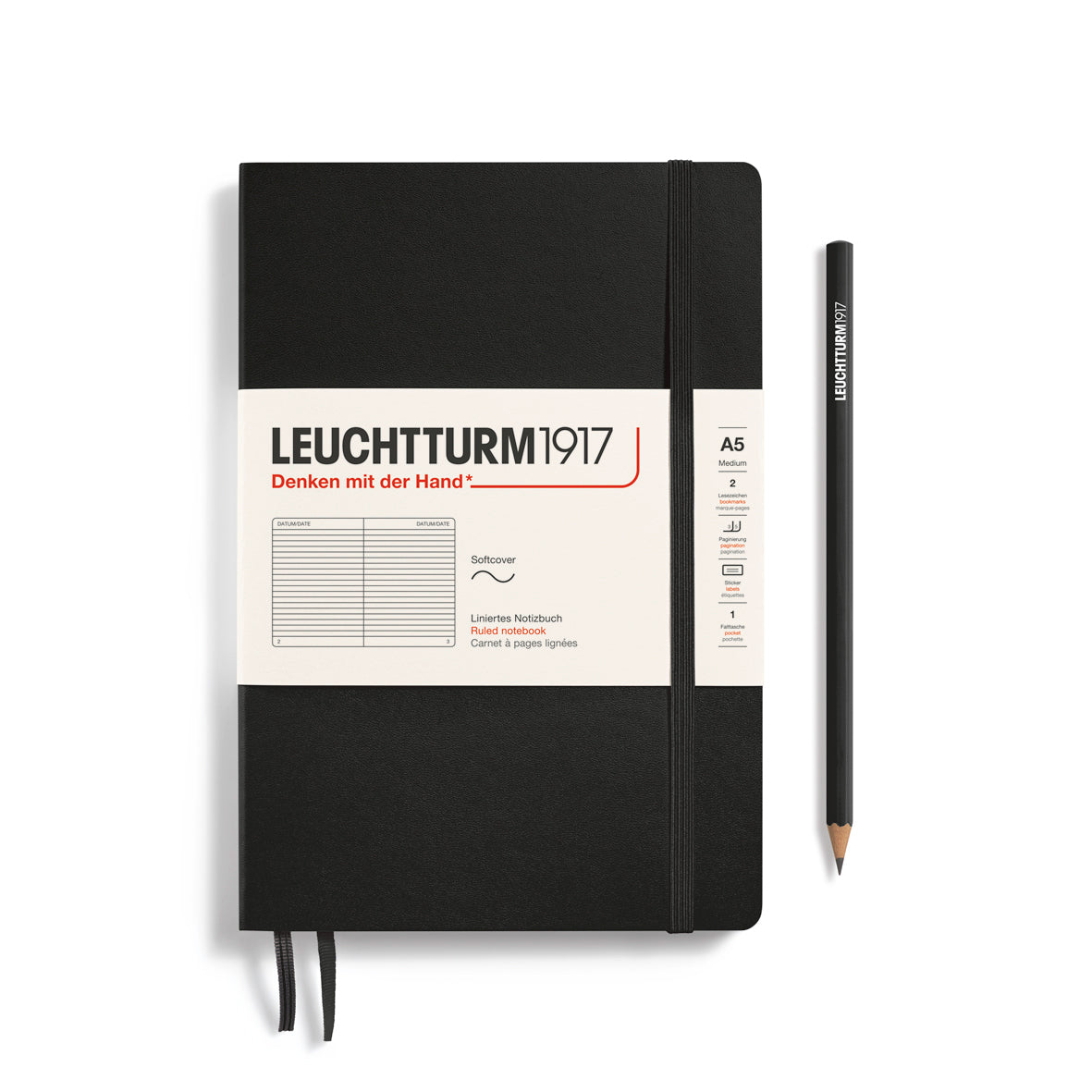 Medium A5 Softcover Notebook