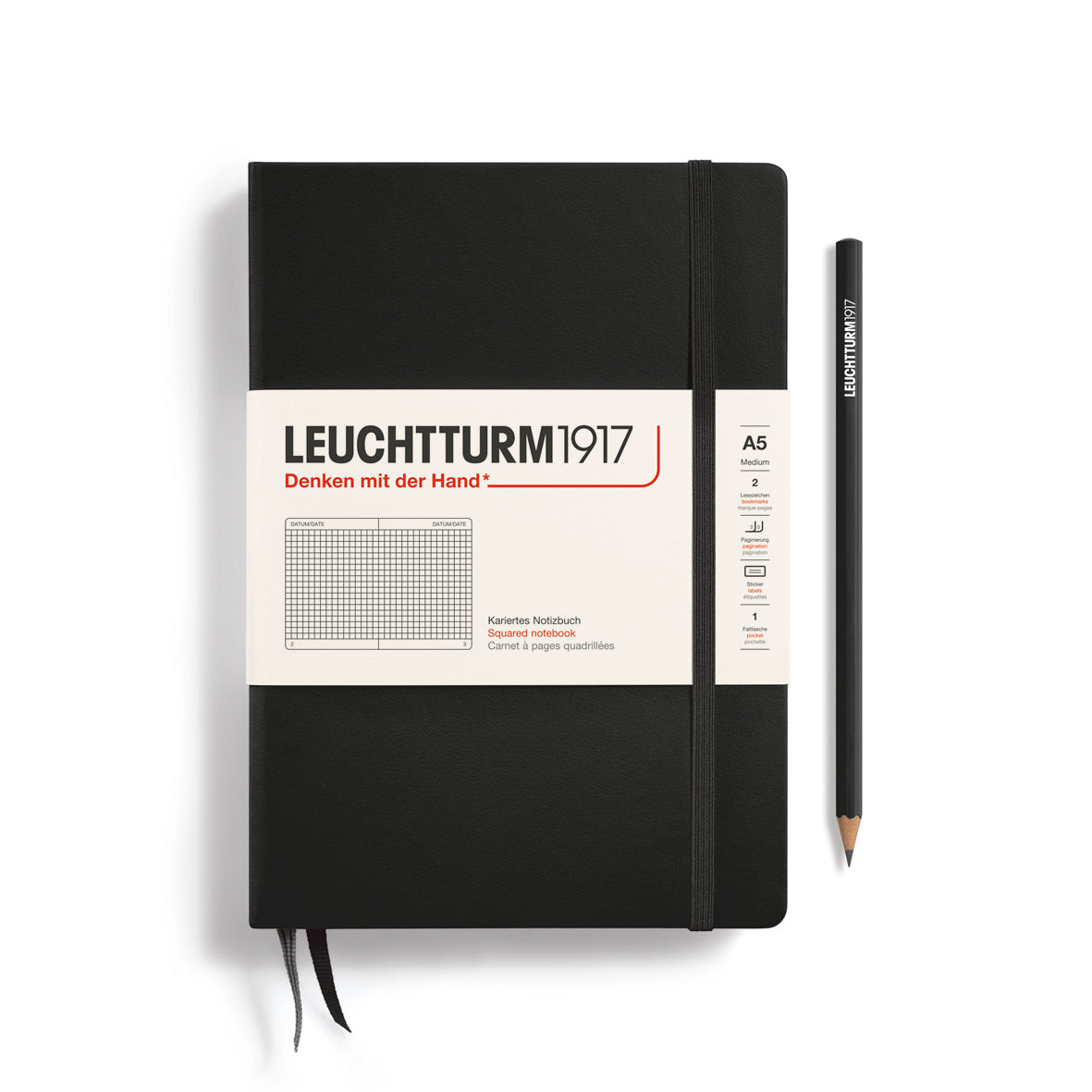 Medium A5 Hardcover Notebook