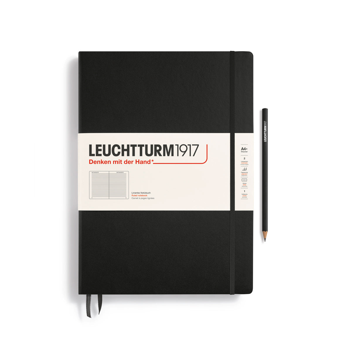 Master A4+ Ruled Hardcover Notebook