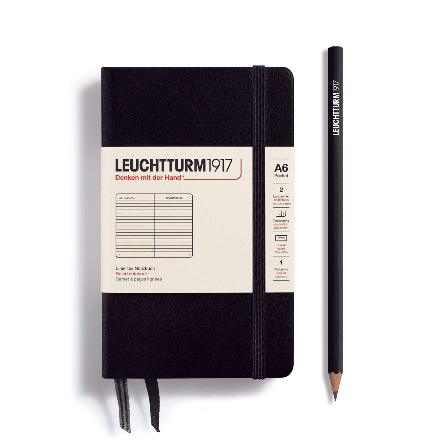 Pocket A6 Hardcover Notebook