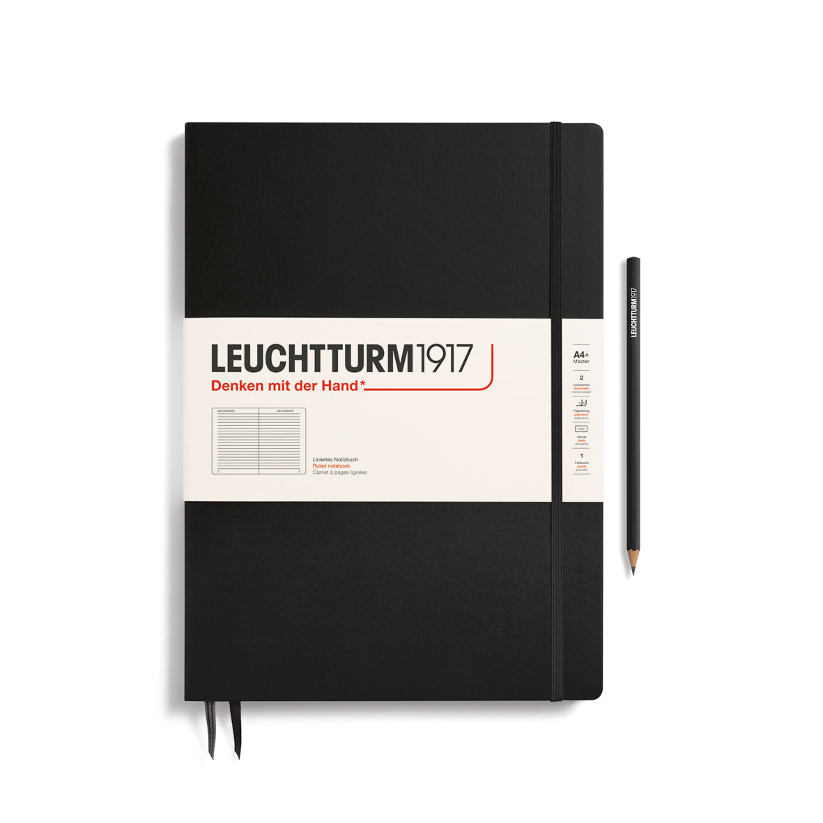 Master A4+ Slim Hardcover Notebook