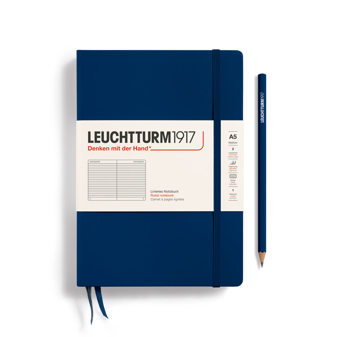Medium A5 Hardcover Notebook