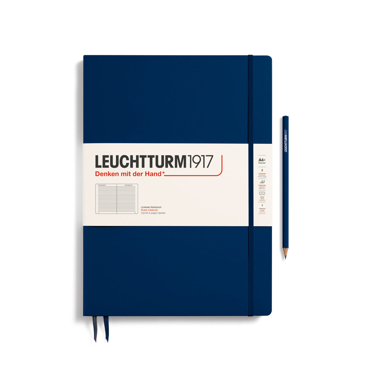 Master A4+ Slim Hardcover Notebook