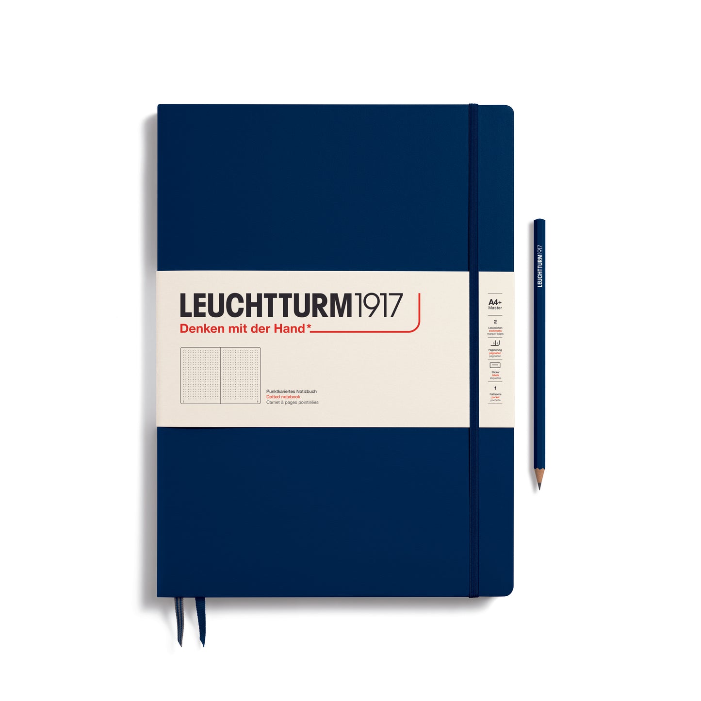 Master A4+ Slim Hardcover Notebook