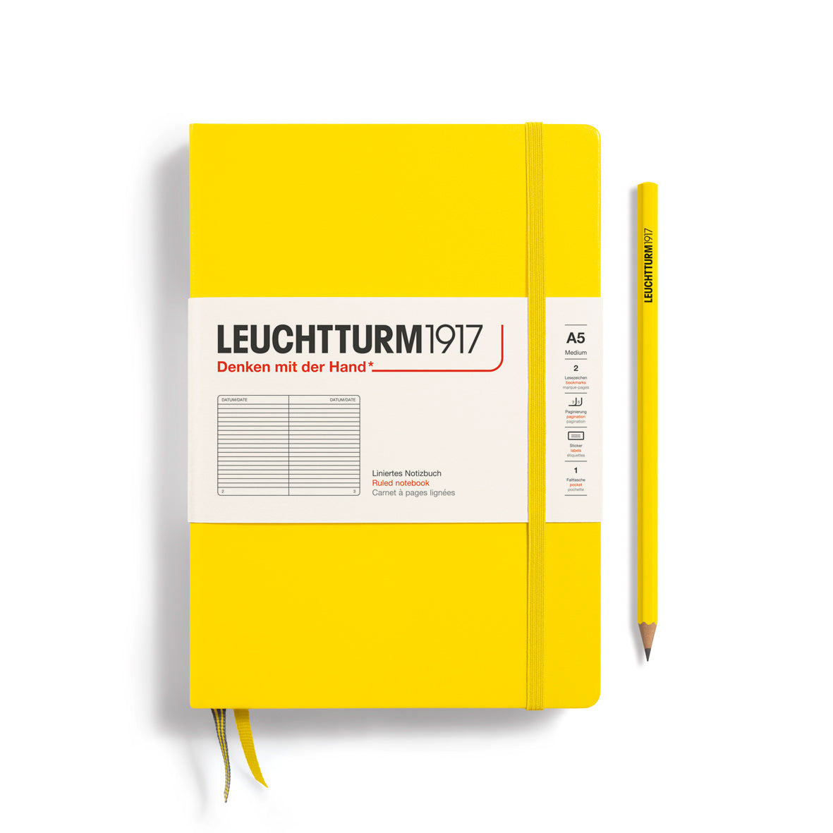 Medium A5 Hardcover Notebook