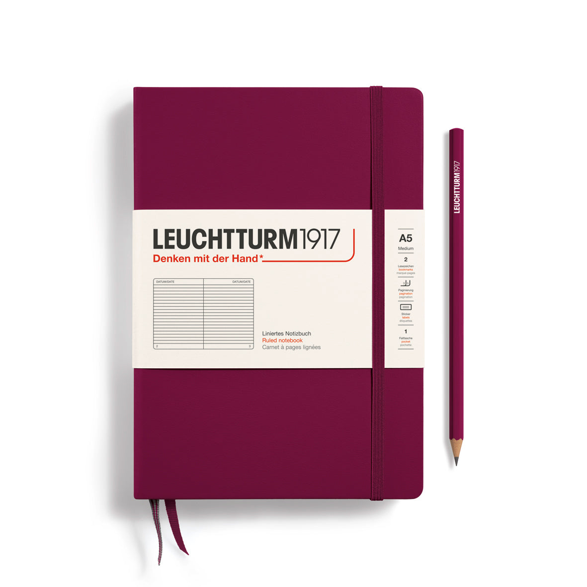 Medium A5 Hardcover Notebook