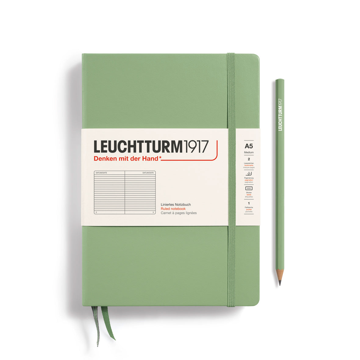 Medium A5 Hardcover Notebook