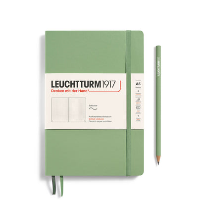 Medium A5 Dotted Softcover Notebook