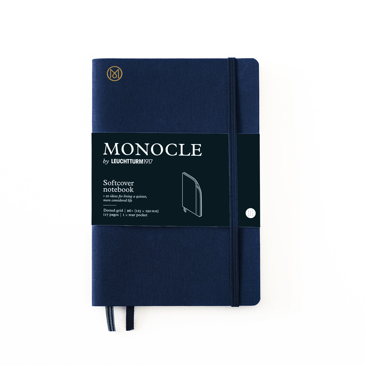 B6+ Dotted Linen Softcover Notebook