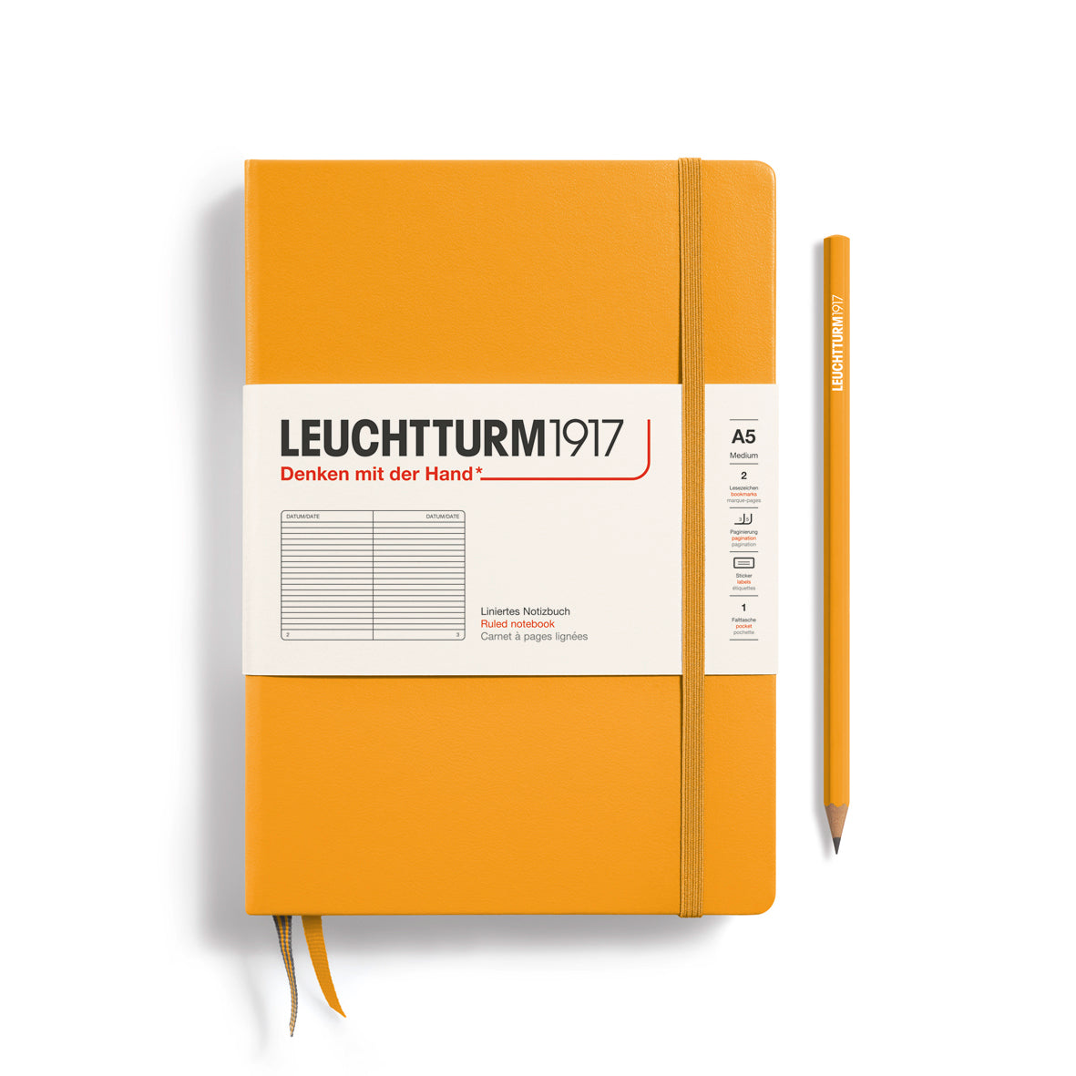 Medium A5 Hardcover Notebook