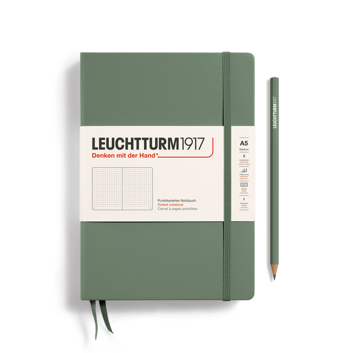 Medium A5 Hardcover Notebook