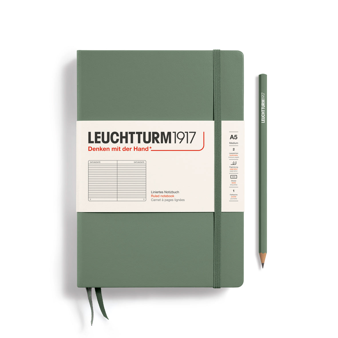 Medium A5 Hardcover Notebook