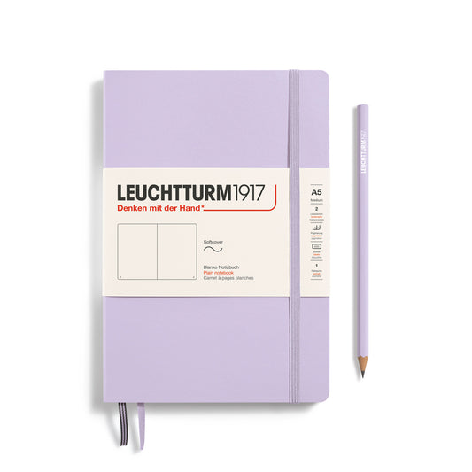 Medium A5 Plain Softcover Notebook