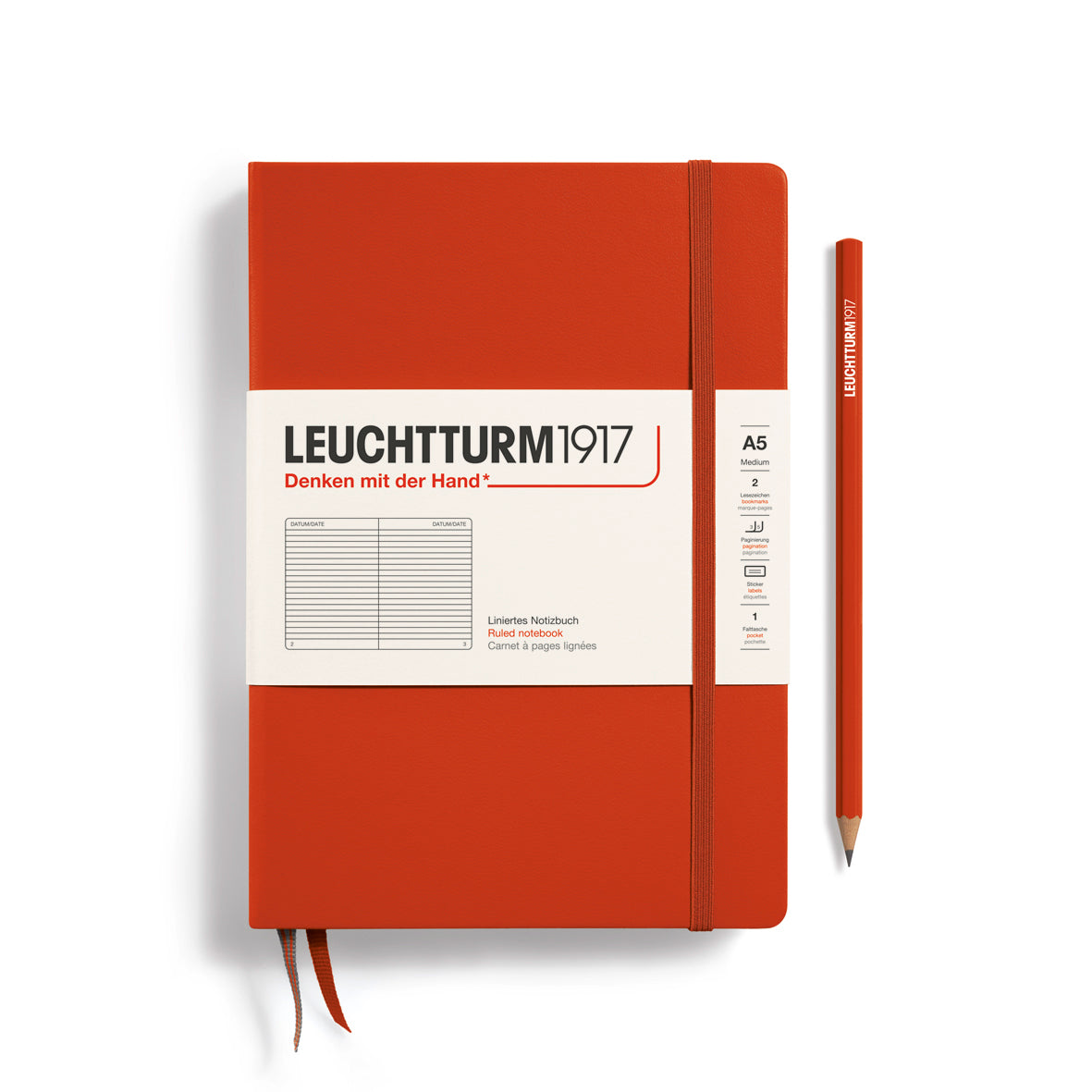 Medium A5 Hardcover Notebook