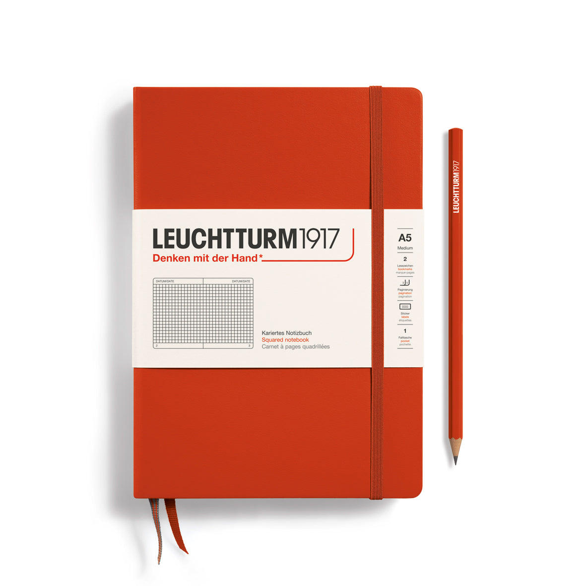 Medium A5 Hardcover Notebook