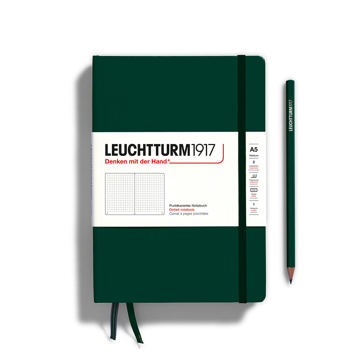 Medium A5 Hardcover Notebook