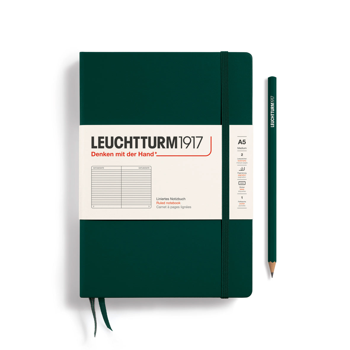 Medium A5 Hardcover Notebook