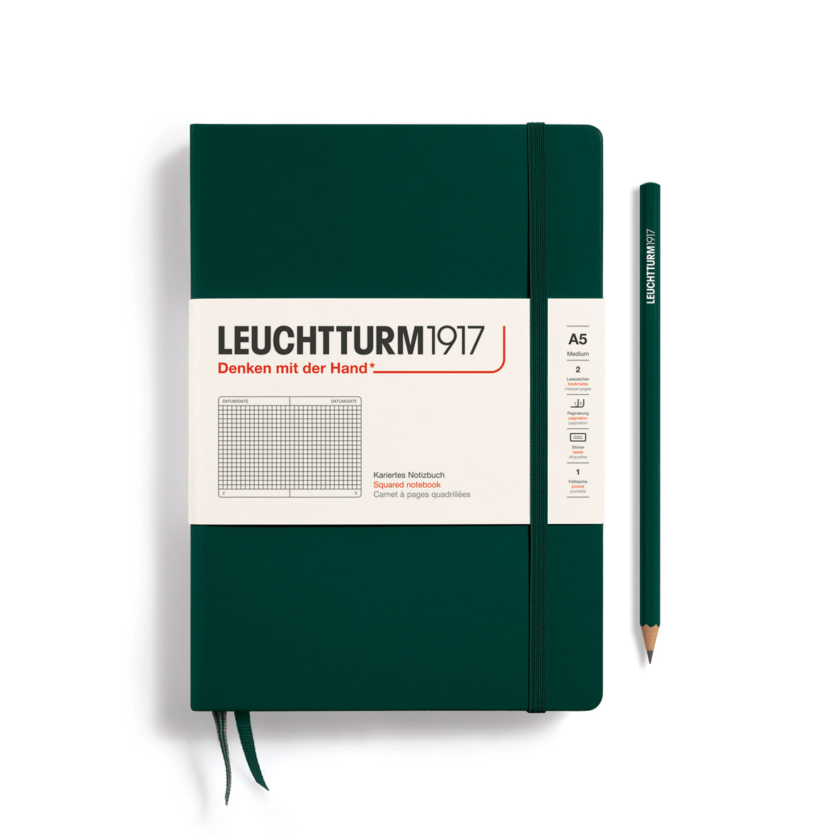 Medium A5 Hardcover Notebook