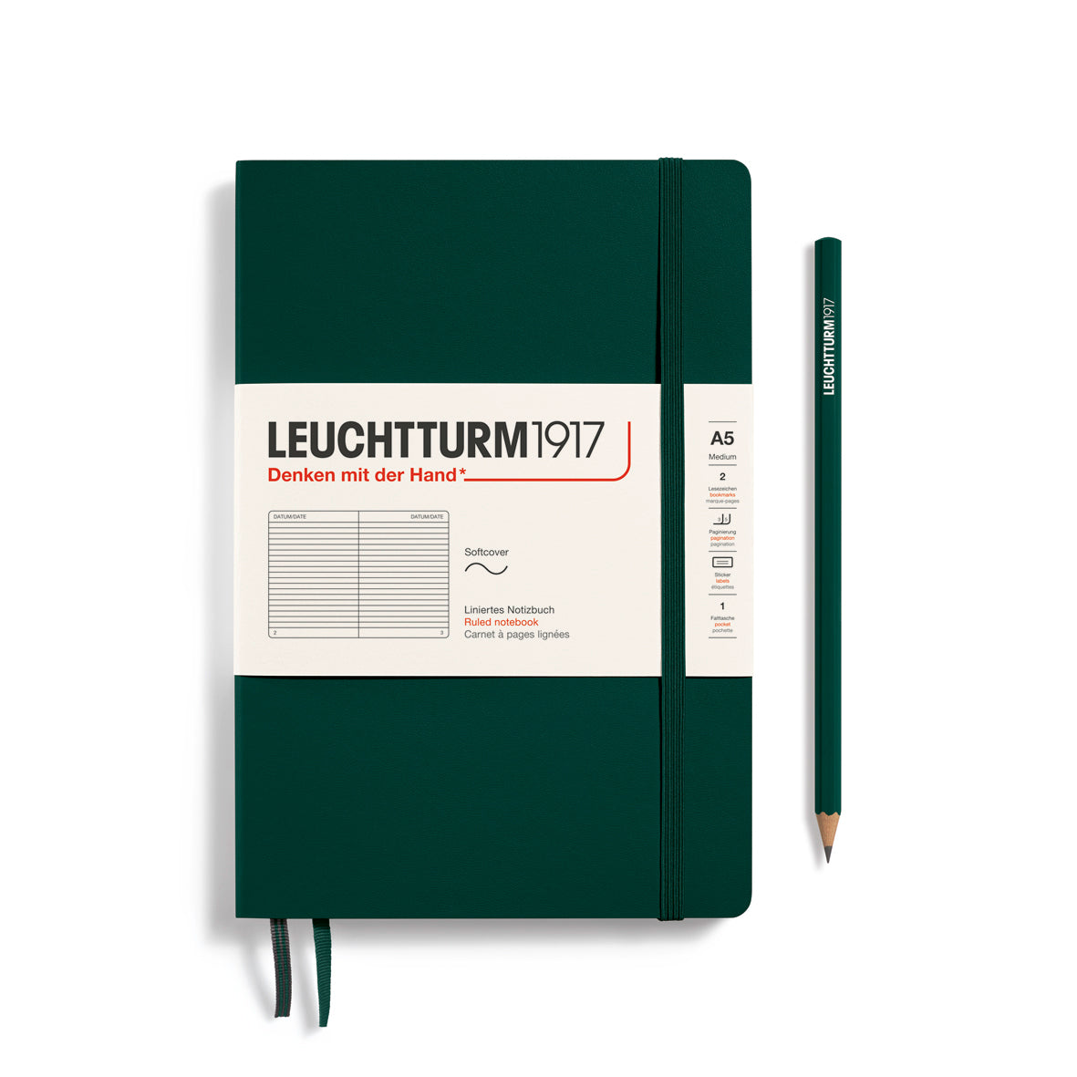 Medium A5 Softcover Notebook