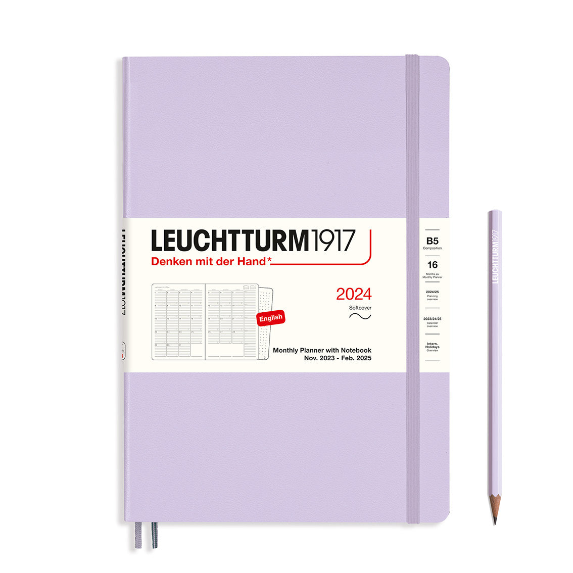 Monthly Planner and Notebook 2024 Softcover