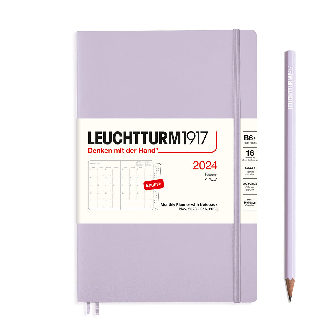 Monthly Planner and Notebook 2024 Softcover