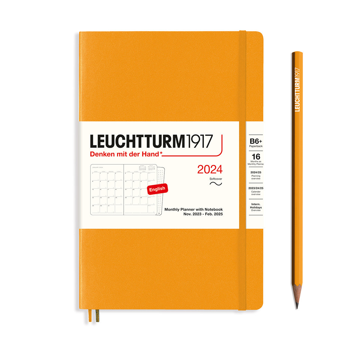 Monthly Planner and Notebook 2024 Softcover