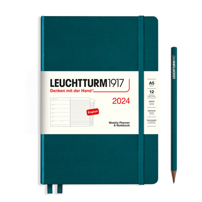 Weekly Planner & Notebook 2024 Hardcover