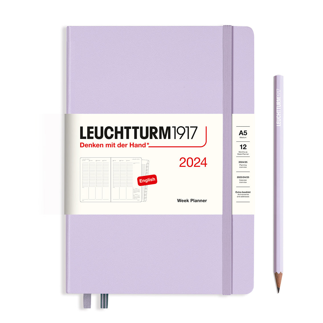 Vertical Week Planner 2024 Hardcover