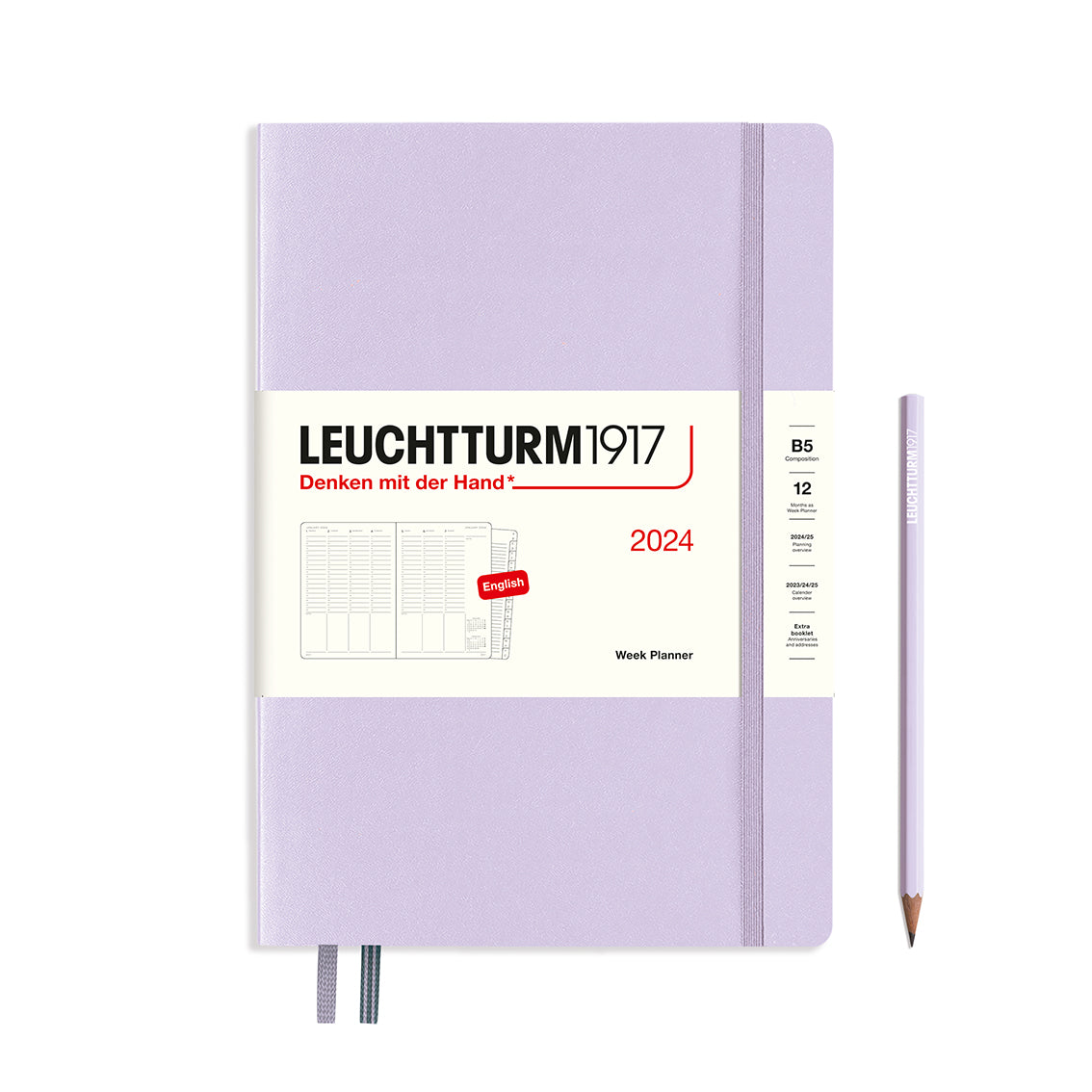 Vertical Week Planner 2024 Hardcover