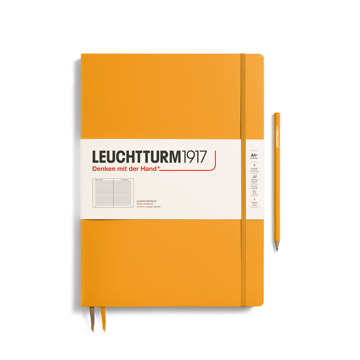 Master A4+ Slim Hardcover Notebook