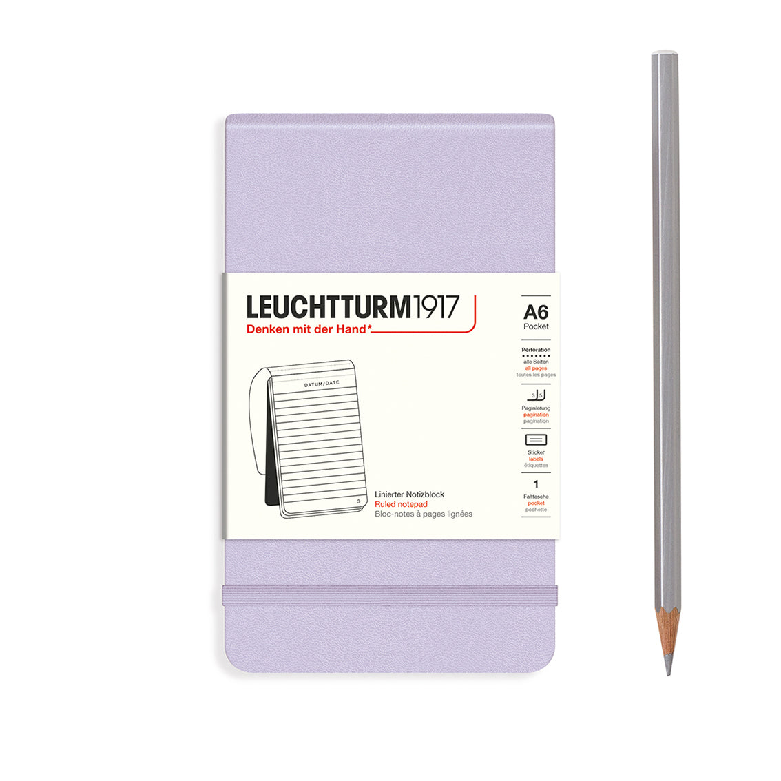 Pocket A6 Hardcover Notepad