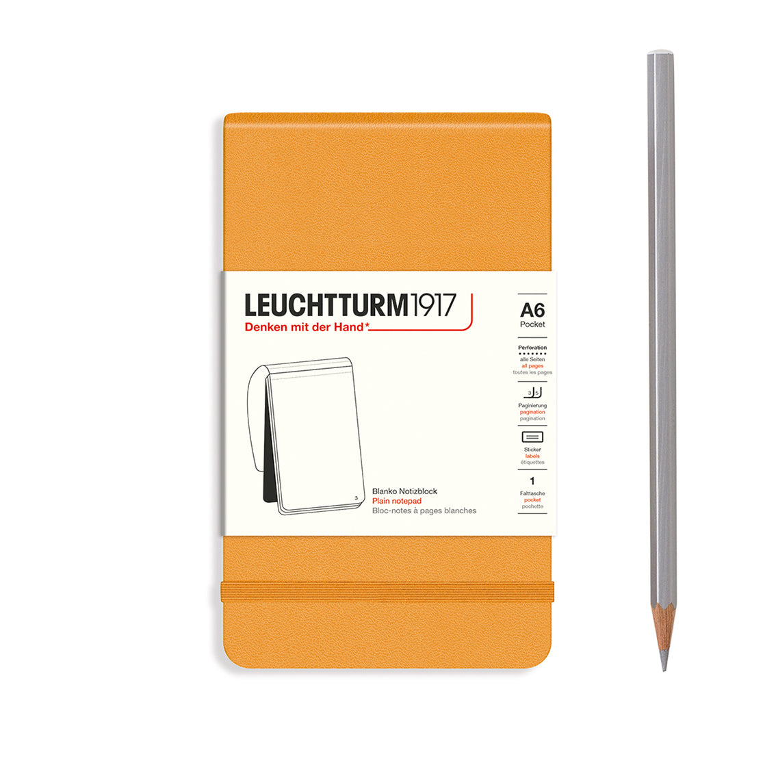 Pocket A6 Hardcover Notepad