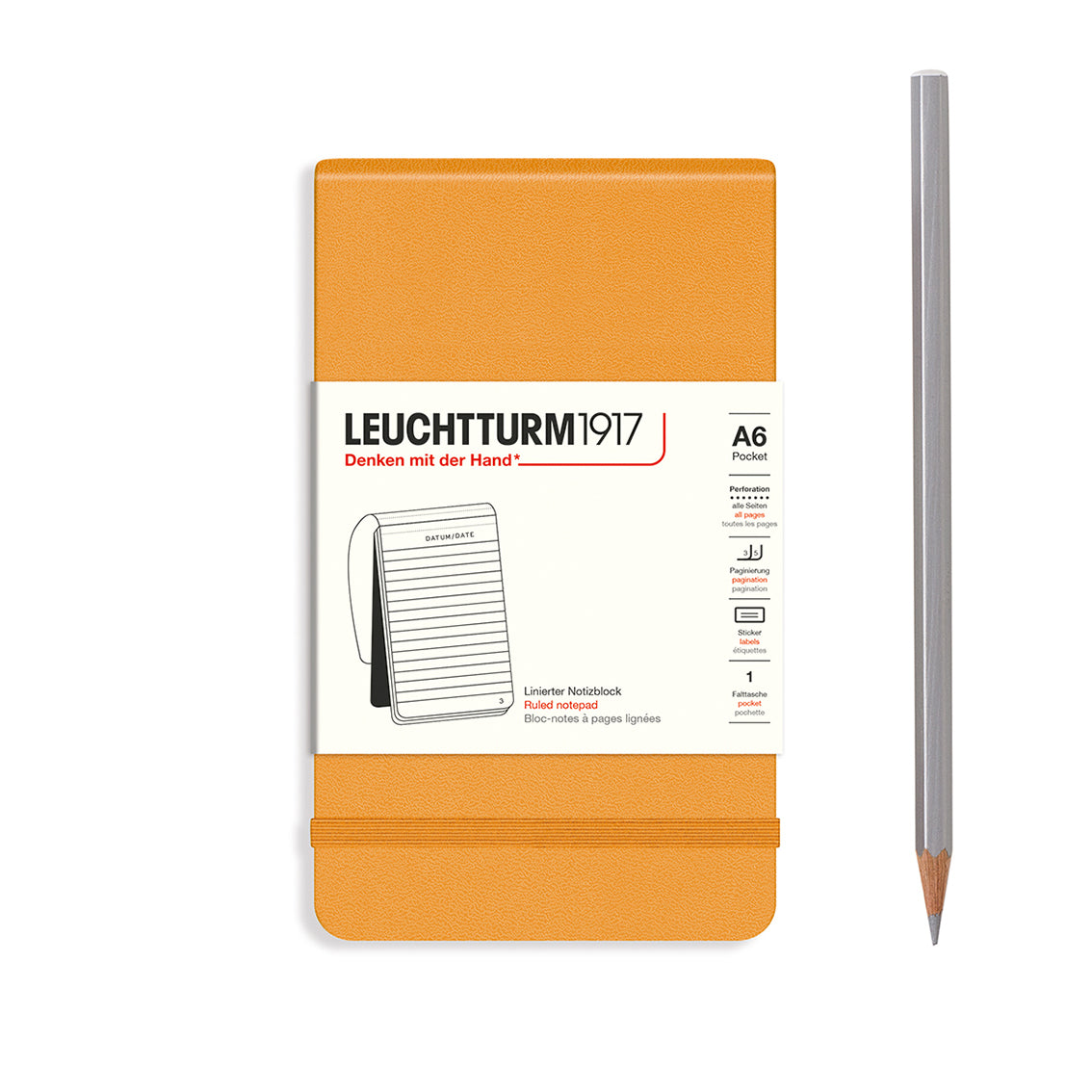 Pocket A6 Hardcover Notepad