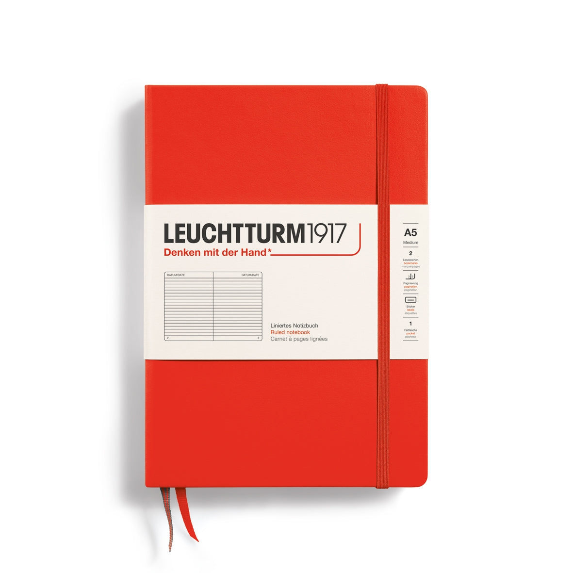 Medium A5 Hardcover Notebook