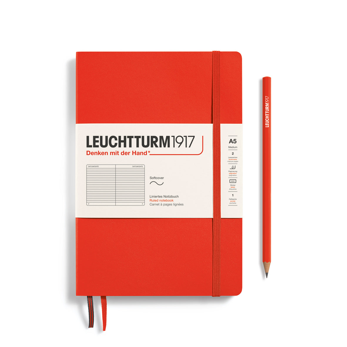 Medium A5 Softcover Notebook