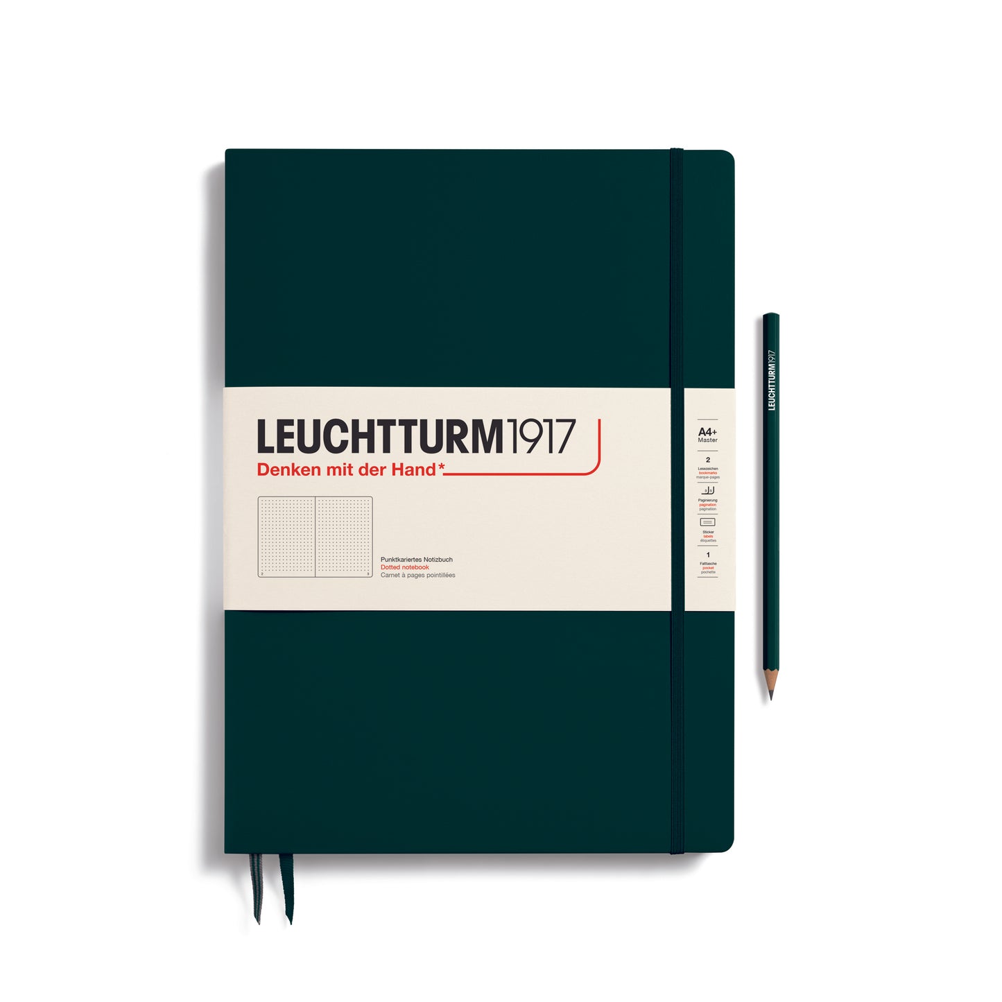 Master A4+ Slim Hardcover Notebook