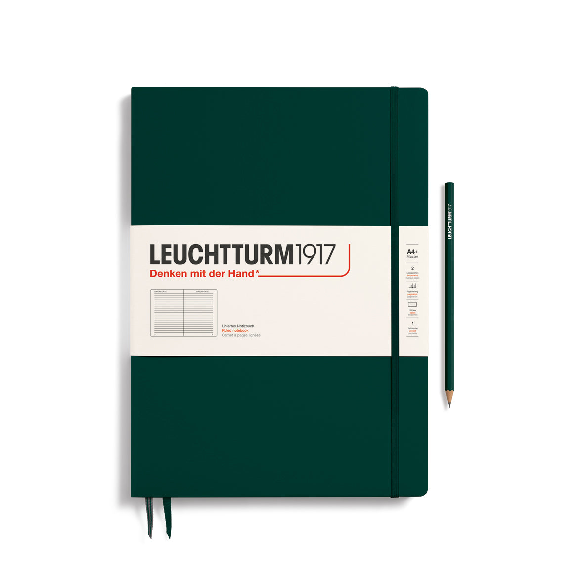 Master A4+ Slim Hardcover Notebook