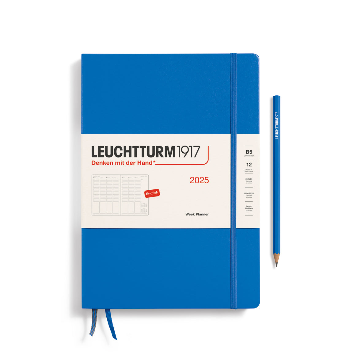 Vertical Week Planner 2025 Hardcover