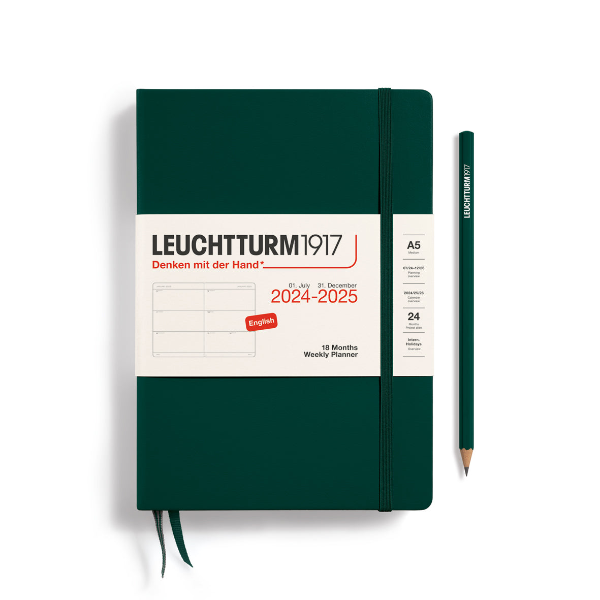 18-Month Weekly Planner 2024-2025 Hardcover