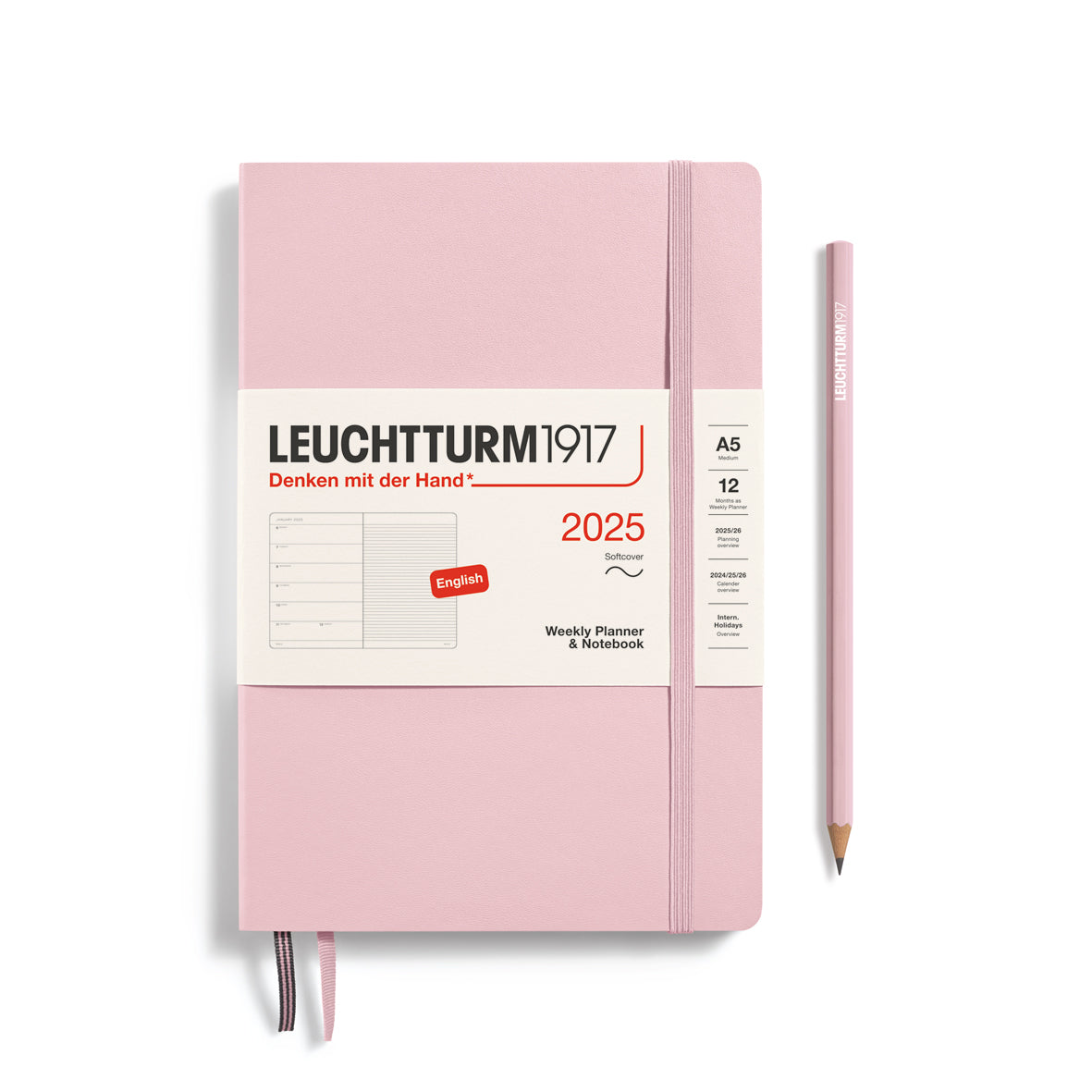 Weekly Planner & Notebook 2025 Softcover