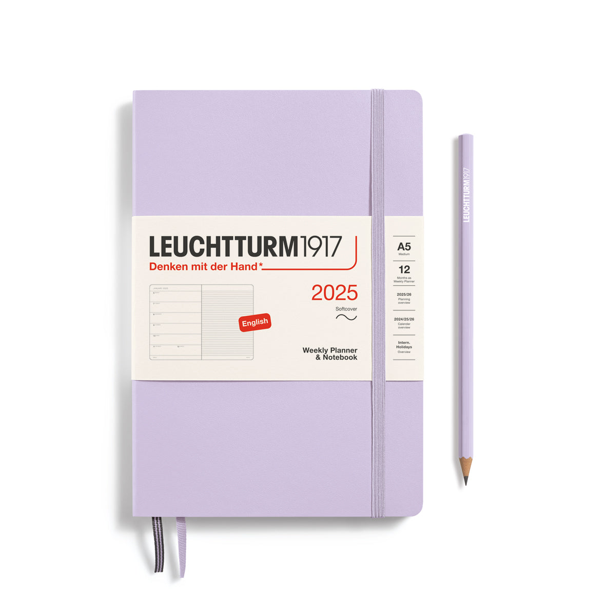 Weekly Planner & Notebook 2025 Softcover