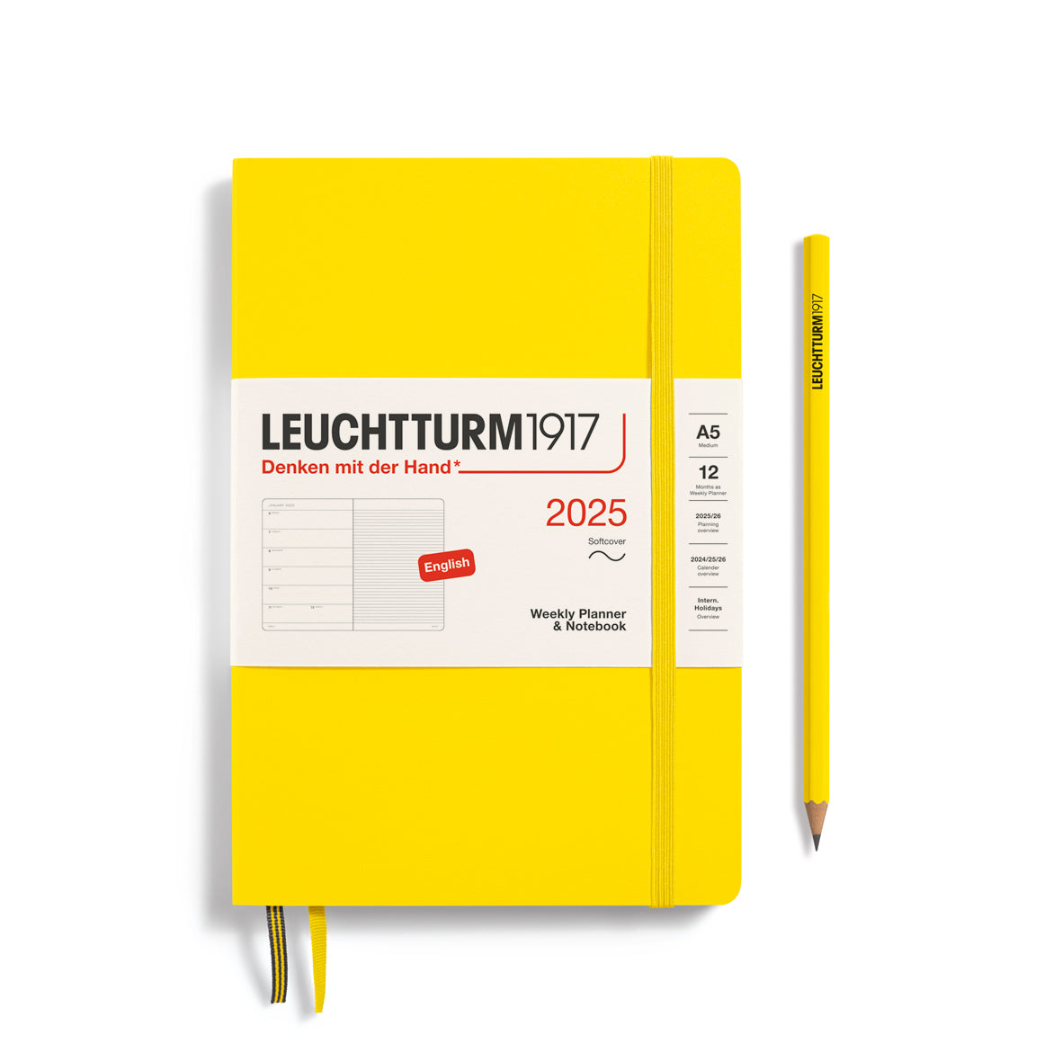 Weekly Planner & Notebook 2025 Softcover