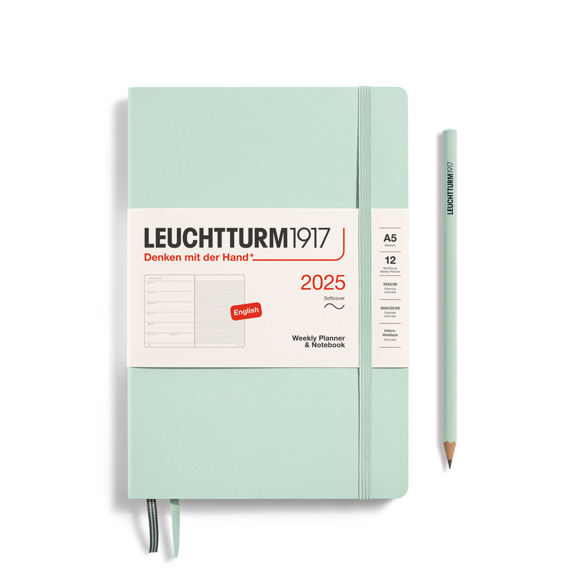 Weekly Planner & Notebook 2025 Softcover