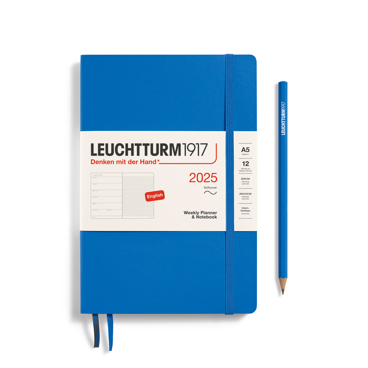 Weekly Planner & Notebook 2025 Softcover